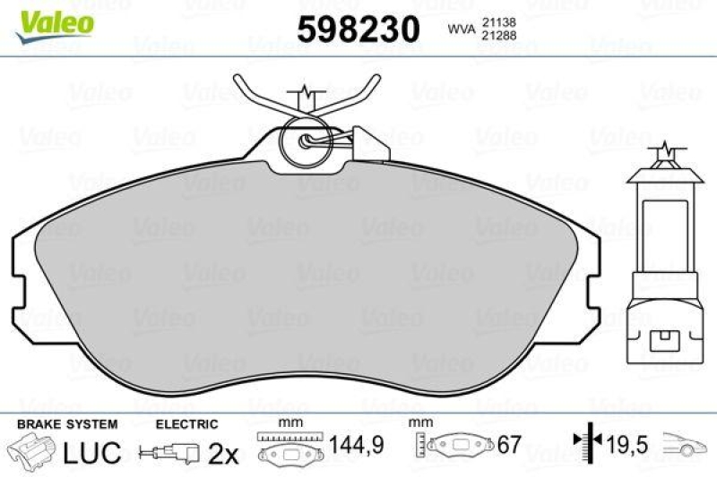 VALEO 598230 SBB-Satz PREMIUM