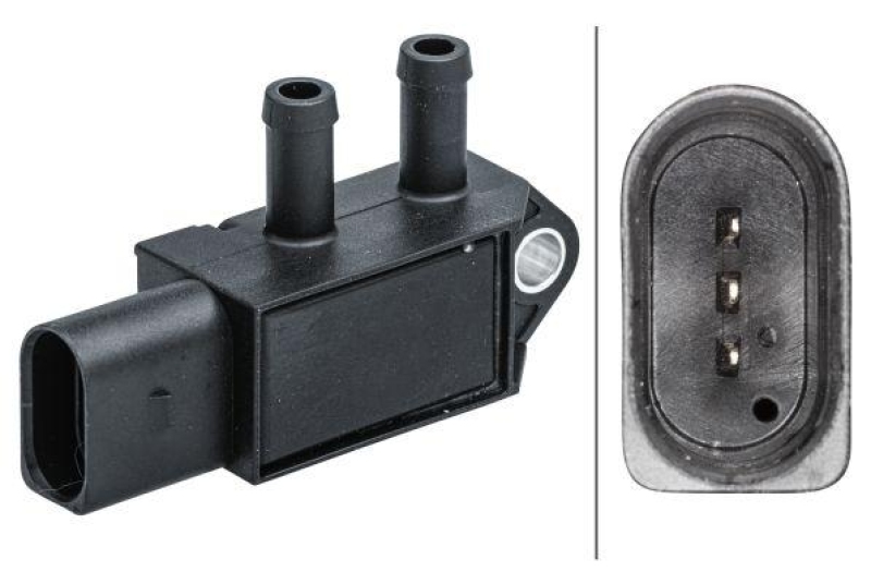 HELLA 6PP 009 409-631 Sensor, Abgasdruck