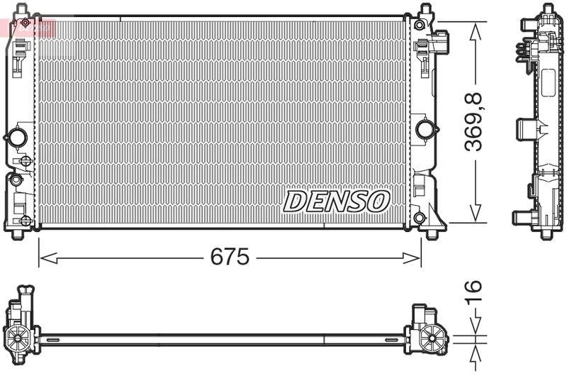 DENSO DRM50150 Kühler LEXUS UX (_AA1_, _AH1_, _MA1_) 250h (18-)