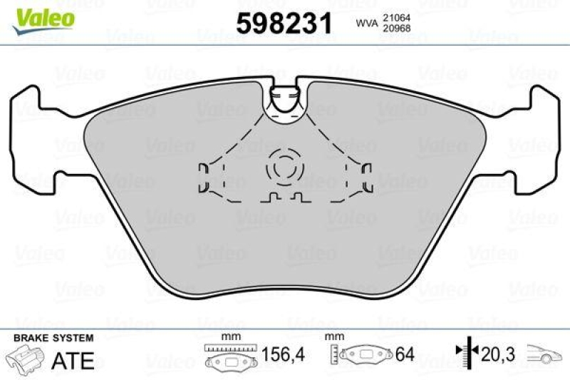 VALEO 598231 SBB-Satz PREMIUM