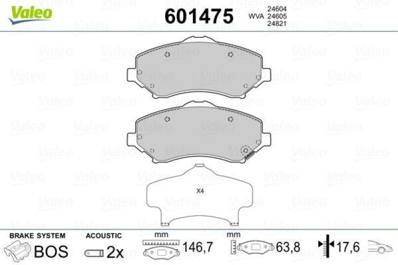 VALEO 601475 SBB-Satz PREMIUM