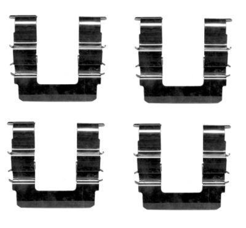 HELLA 8DZ 355 204-441 Zubehörsatz Scheibenbremsbelag