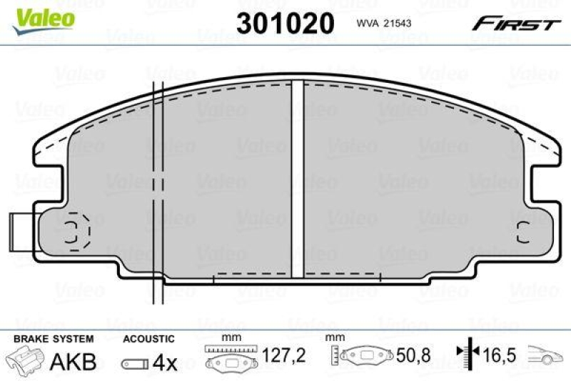 VALEO 301020 SBB-Satz FIRST