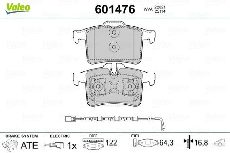 VALEO 601476 SBB-Satz PREMIUM