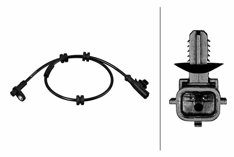 HELLA 6PU 358 218-191 Sensor, Raddrehzahl