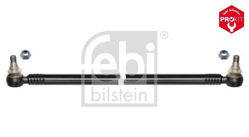 FEBI BILSTEIN 24089 Lenkstange mit Kronenmuttern und Splinten, vom Lenkgetriebe zur 1. Vorderachse für Mercedes-Benz