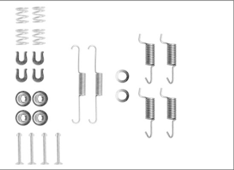 HELLA 8DZ 355 205-911 Zubehörsatz, Feststellbre