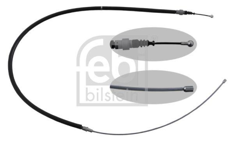 FEBI BILSTEIN 49624 Handbremsseil für VW-Audi