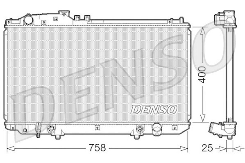 DENSO DRM51006 Kühler LEXUS SC (UZZ40_) 430 (2001 - 2010)