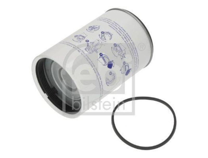 FEBI BILSTEIN 105985 Kraftstofffilter mit Dichtringen für RENAULT (RVI)