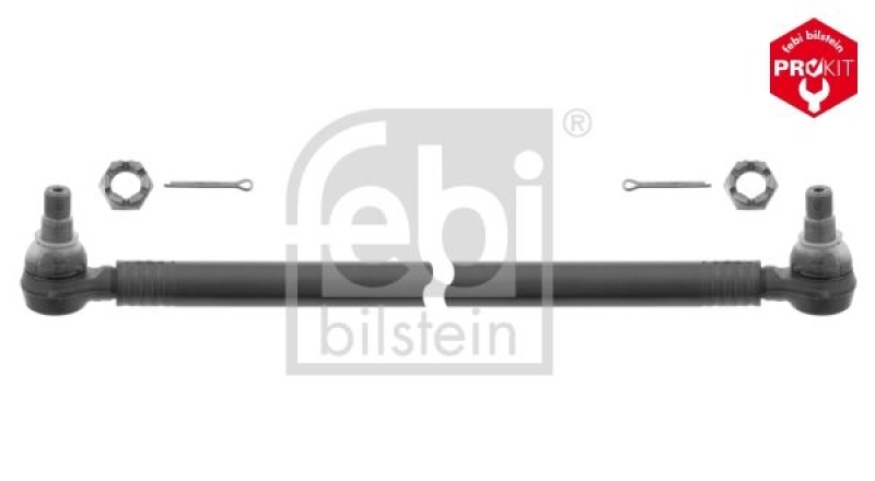 FEBI BILSTEIN 24092 Lenkstange mit Kronenmuttern und Splinten, vom 2. Lenkzwischenhebel zum 3. Lenkzwischenhebel f&uuml;r Mercedes-Benz