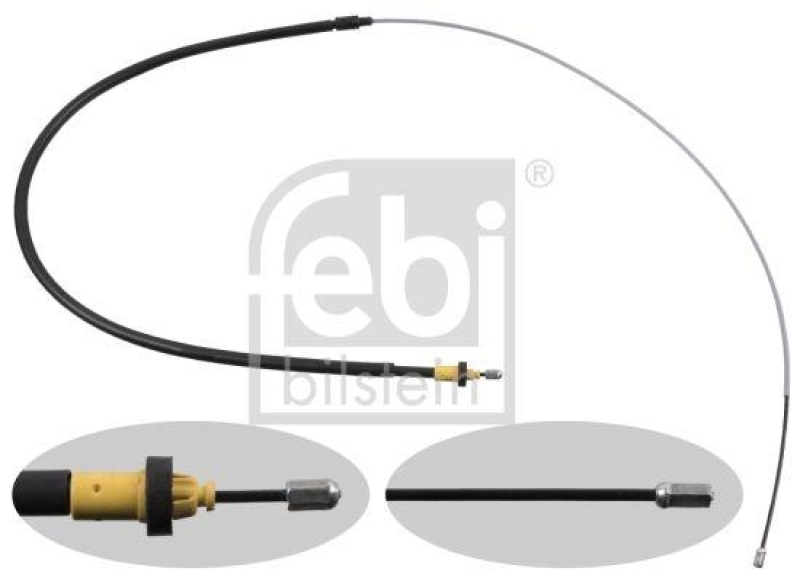 FEBI BILSTEIN 49626 Handbremsseil für Trommelbremse für Peugeot