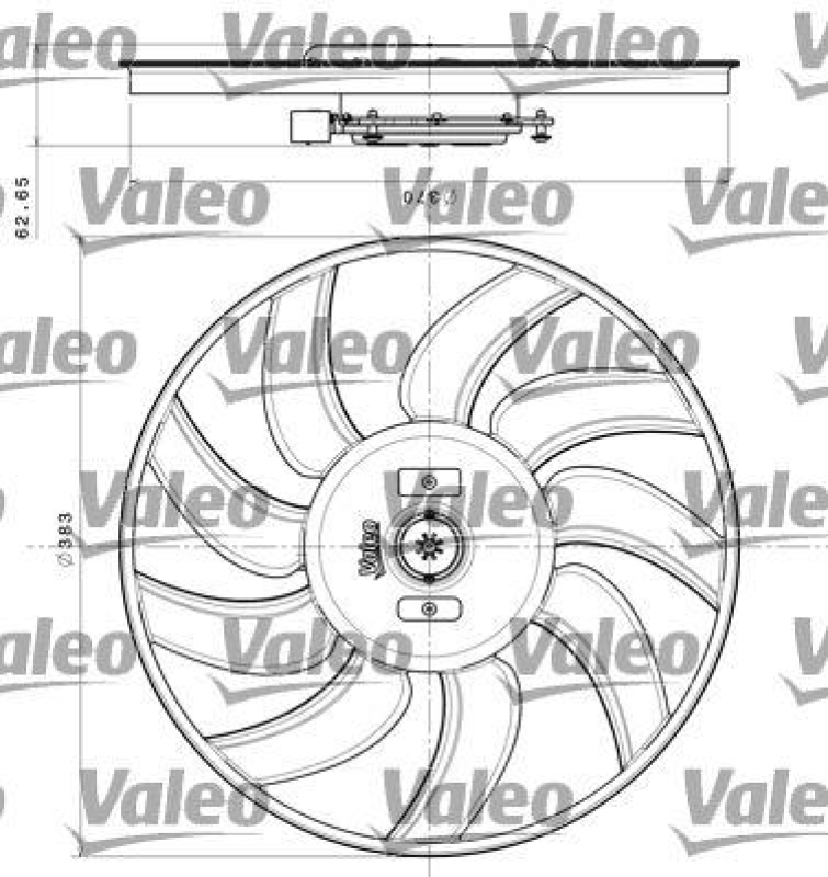 VALEO 696350 Motor & Lufter AUDI A4 (2007>2012)