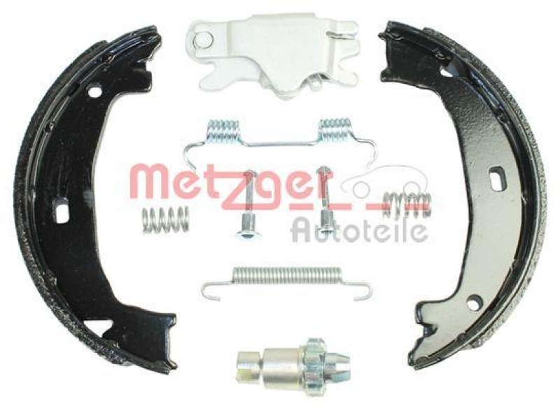 METZGER 0152002 Bremsbackensatz, Feststellbremse für BMW HA