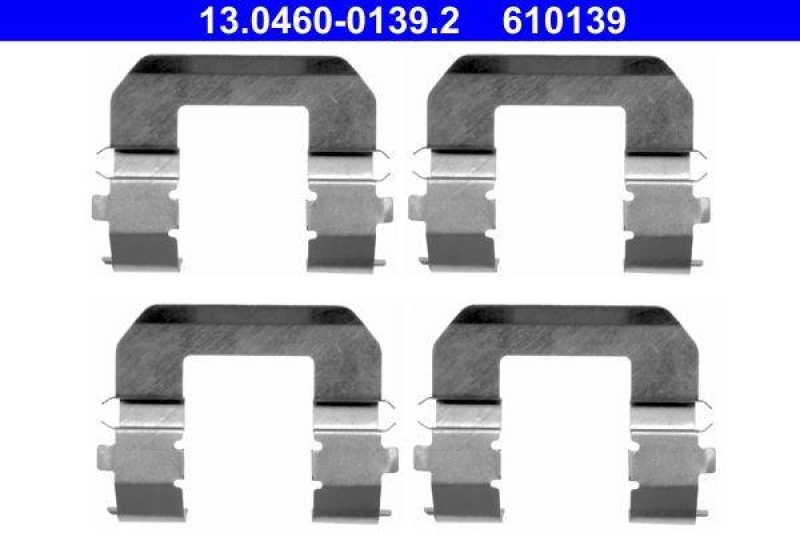 ATE 13.0460-0139.2 Belagsatz Zubehör