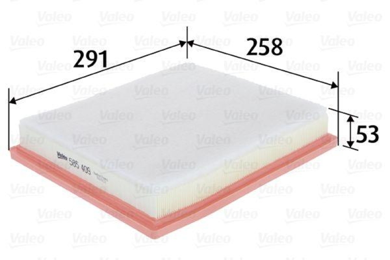 VALEO 585409 Luftfilter