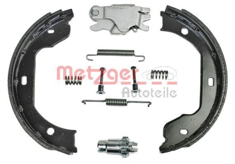 METZGER 0152004 Bremsbackensatz, Feststellbremse für BMW/VW HA