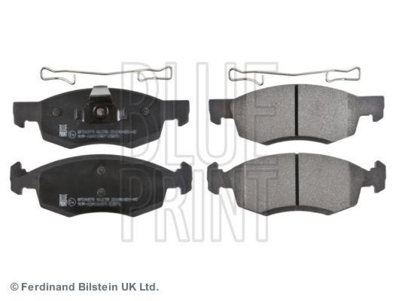 BLUE PRINT ADR164222 Bremsbelagsatz mit Befestigungsmaterial für Renault