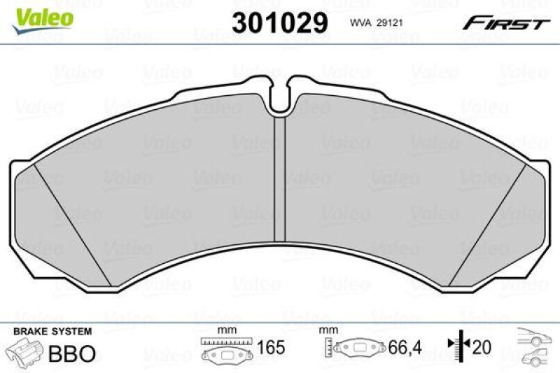 VALEO 301029 SBB-Satz FIRST