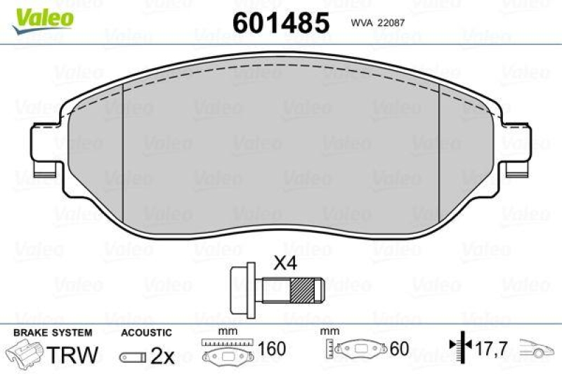 VALEO 601485 SBB-Satz PREMIUM