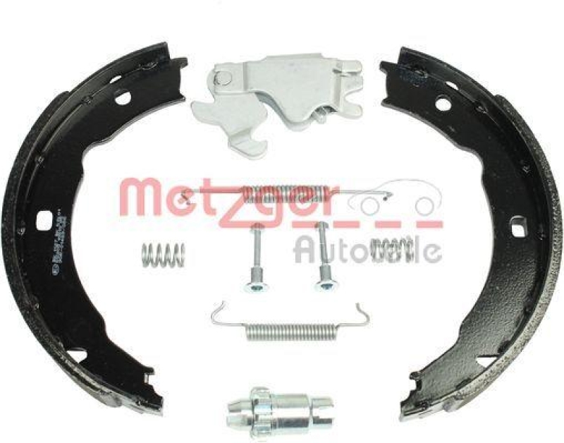 METZGER 0152022 Bremsbackensatz, Feststellbremse für PEUGEOT HA