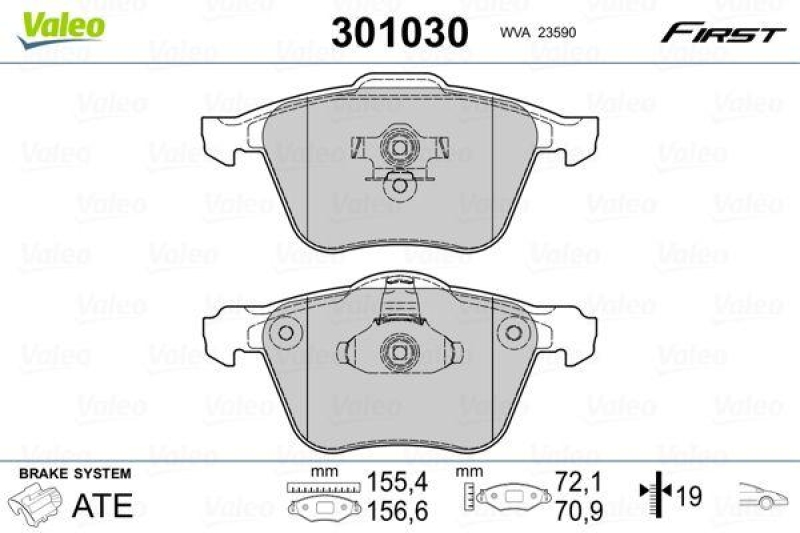 VALEO 301030 SBB-Satz FIRST