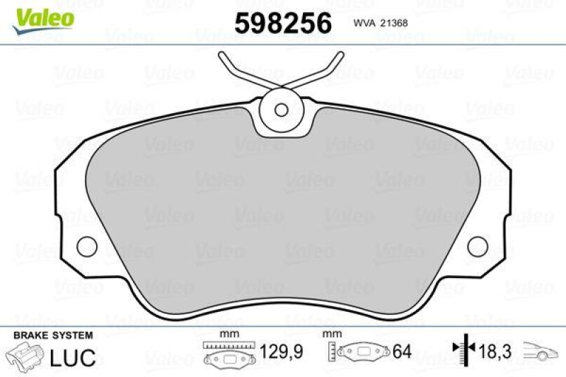 VALEO 598256 SBB-Satz PREMIUM