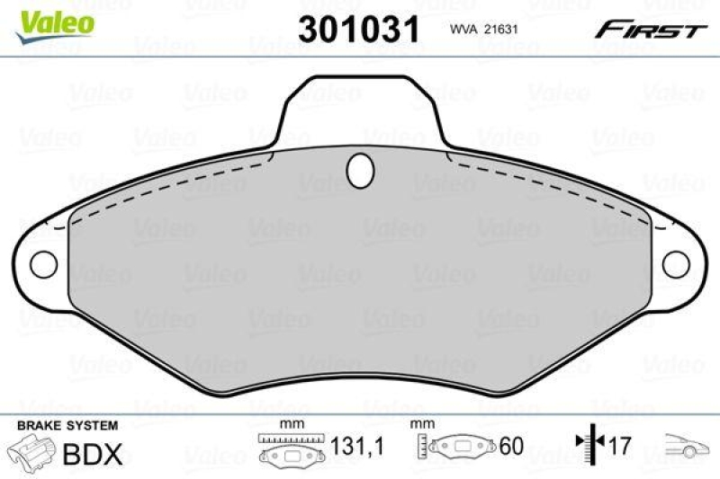 VALEO 301031 SBB-Satz FIRST