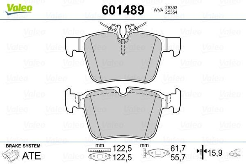 VALEO 601489 SBB-Satz PREMIUM