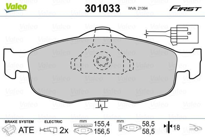 VALEO 301033 SBB-Satz FIRST