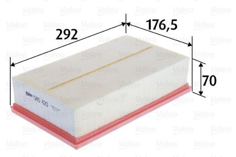 VALEO 585420 Luftfilter