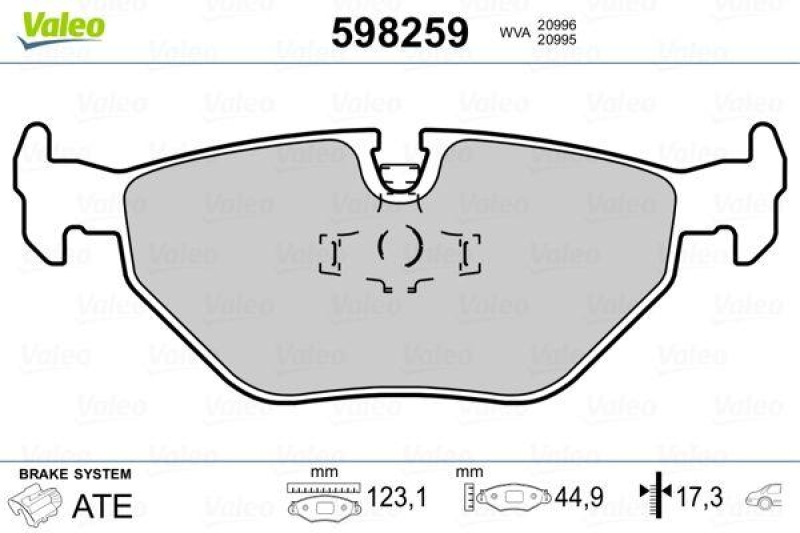 VALEO 598259 SBB-Satz PREMIUM