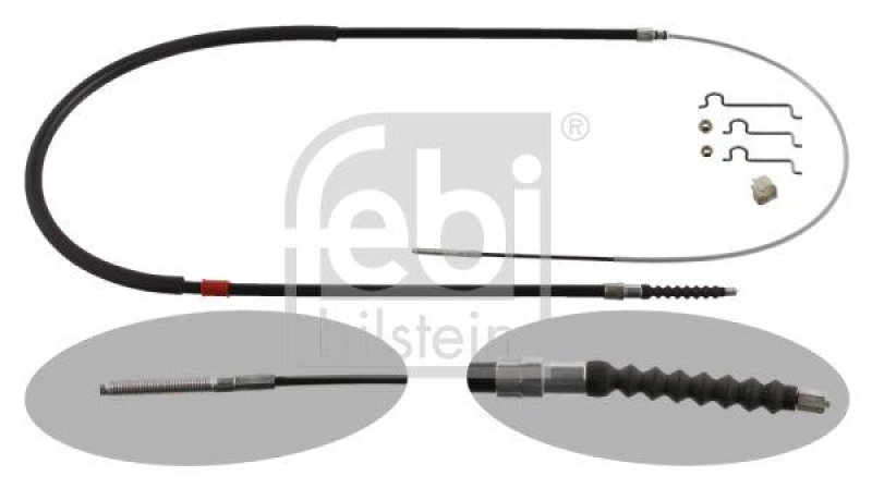 FEBI BILSTEIN 36673 Handbremsseil mit Anbaumaterial für BMW