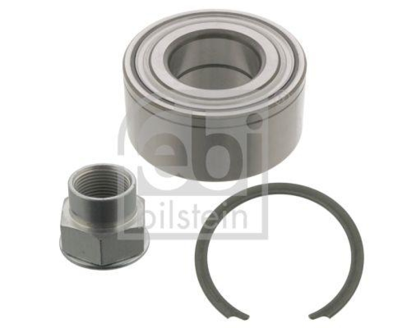 FEBI BILSTEIN 12520 Radlagersatz mit Achsmutter und Sicherungsring für Fiat