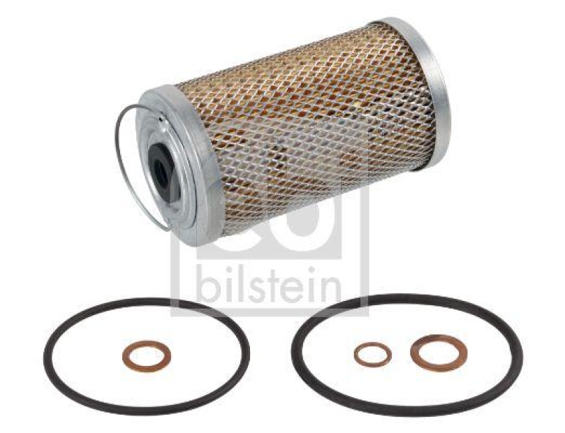 FEBI BILSTEIN 171784 Ölfilter mit Dichtringen für Mercedes-Benz