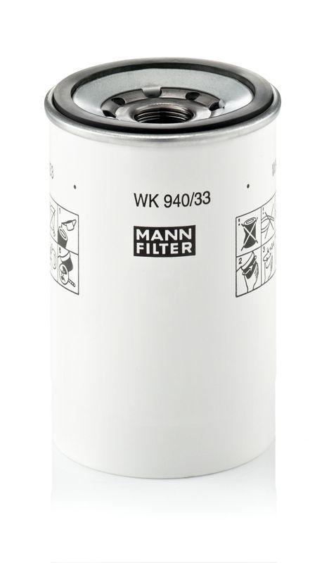 MANN-FILTER WK 940/33 x Kraftstoffilter für Volvo Truck