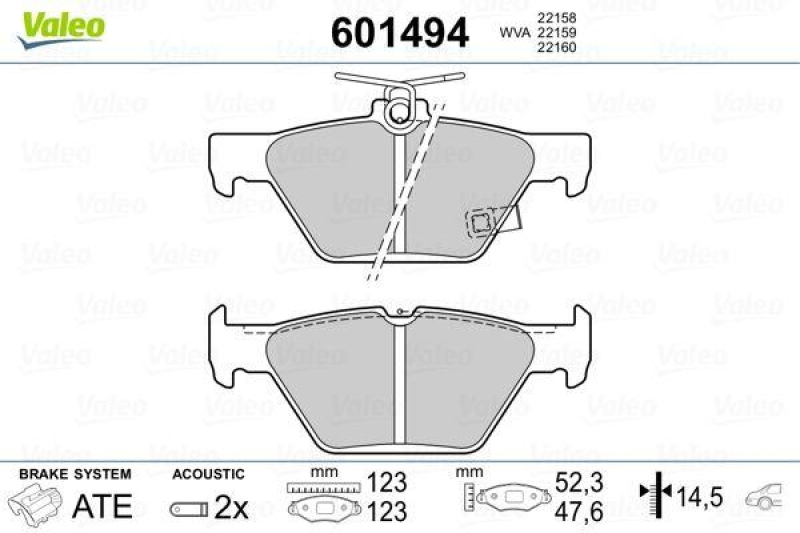 VALEO 601494 SBB-Satz PREMIUM