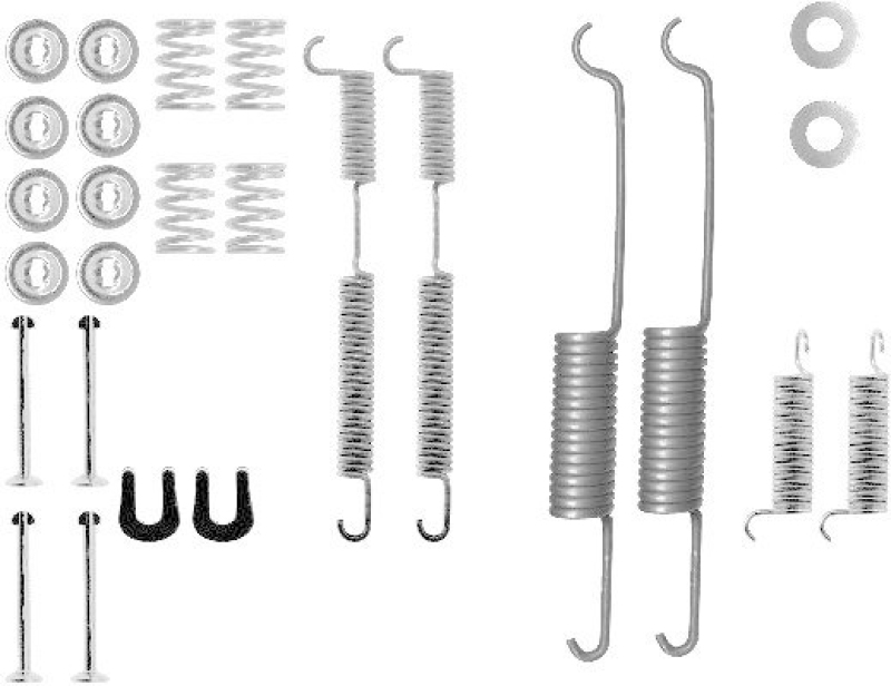 HELLA 8DZ 355 206-111 Zubehörsatz, Bremsbacken für HYUNDAI/SSANGYONG