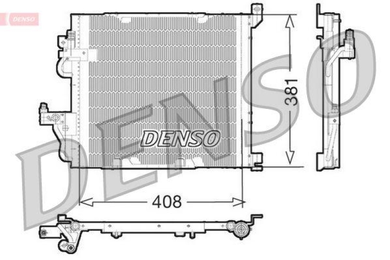 DENSO DCN20012 Kondensator A/C OPEL ZAFIRA B (A05) 1.9 CDTI (2005 - )