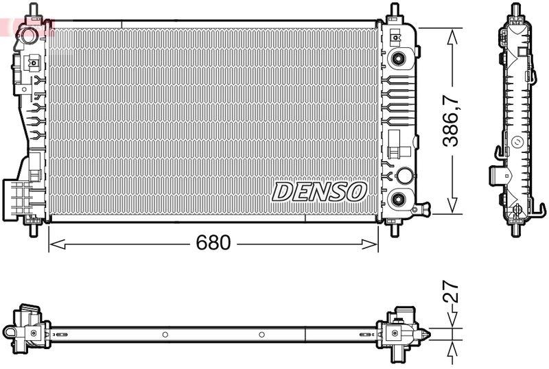 DENSO DRM99012 Kühler OPEL INSIGNIA (A) 2.0 Turbo (35) (14)