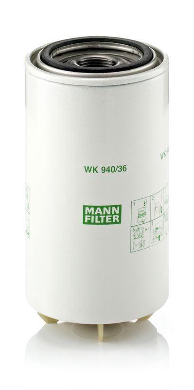 MANN-FILTER WK 940/36 x Kraftstoffilter für Iveco Irisbus