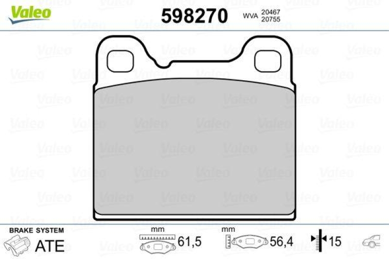 VALEO 598270 SBB-Satz PREMIUM