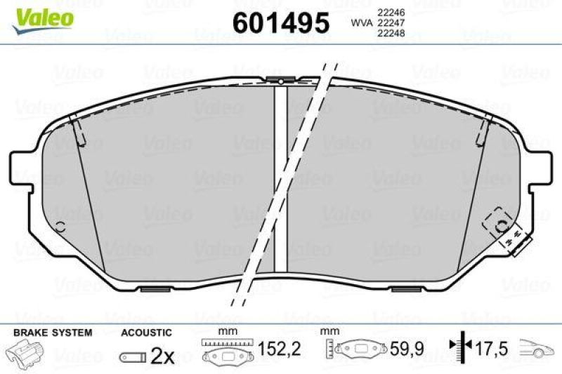 VALEO 601495 SBB-Satz PREMIUM