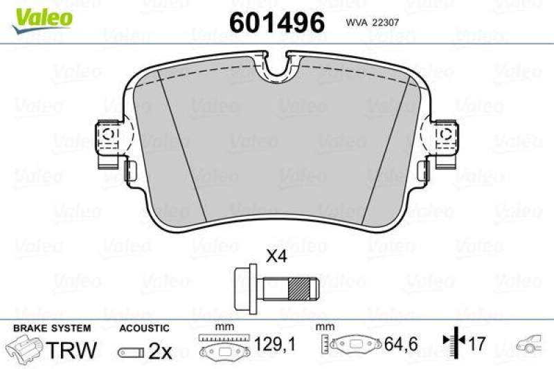 VALEO 601496 SBB-Satz PREMIUM