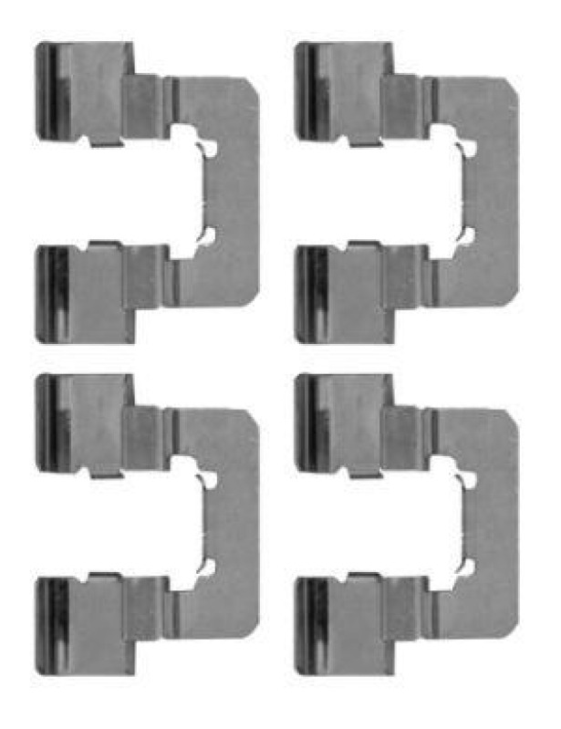 HELLA 8DZ 355 204-741 Zubehörsatz Scheibenbremsbelag