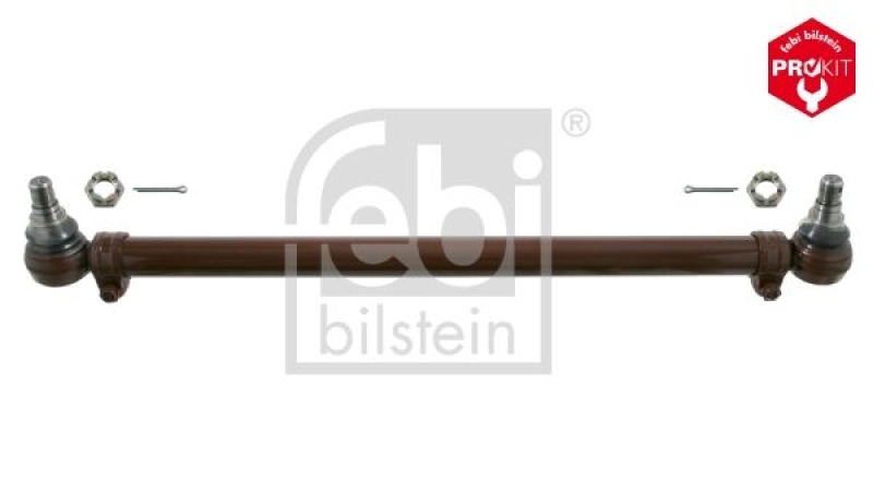 FEBI BILSTEIN 24116 Lenkstange mit Kronenmuttern und Splinten f&uuml;r Mercedes-Benz