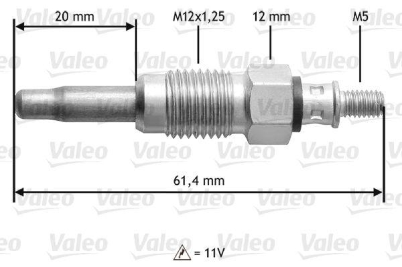 VALEO 345108 Glühkerze VW Golf, Lupo, Passat