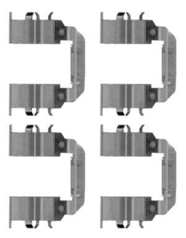 HELLA 8DZ 355 204-751 Zubehörsatz Scheibenbremsbelag