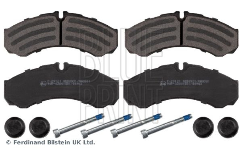 BLUE PRINT ADN142153 Bremsbelagsatz mit Befestigungsmaterial f&uuml;r IVECO (LCV)