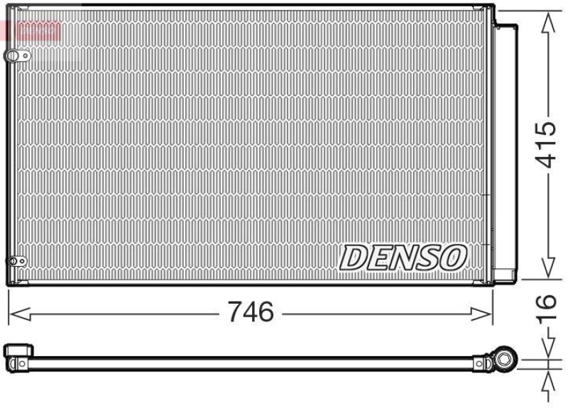 DENSO DCN51017 Kondensator A/C LEXUS RX 350 AWD (08-15)